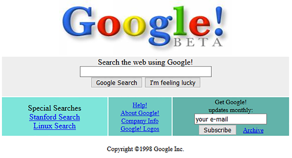 Google в 1998