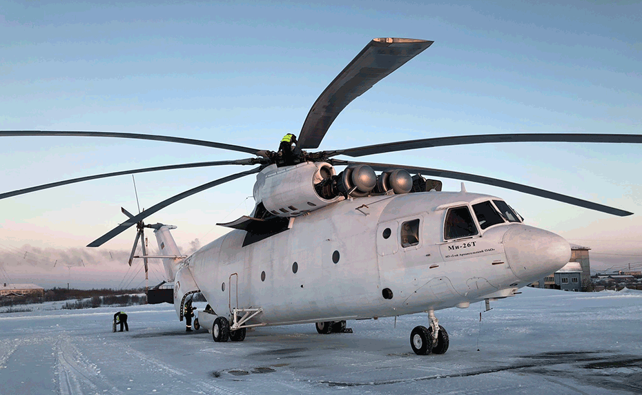 МИ-26 разгрузка